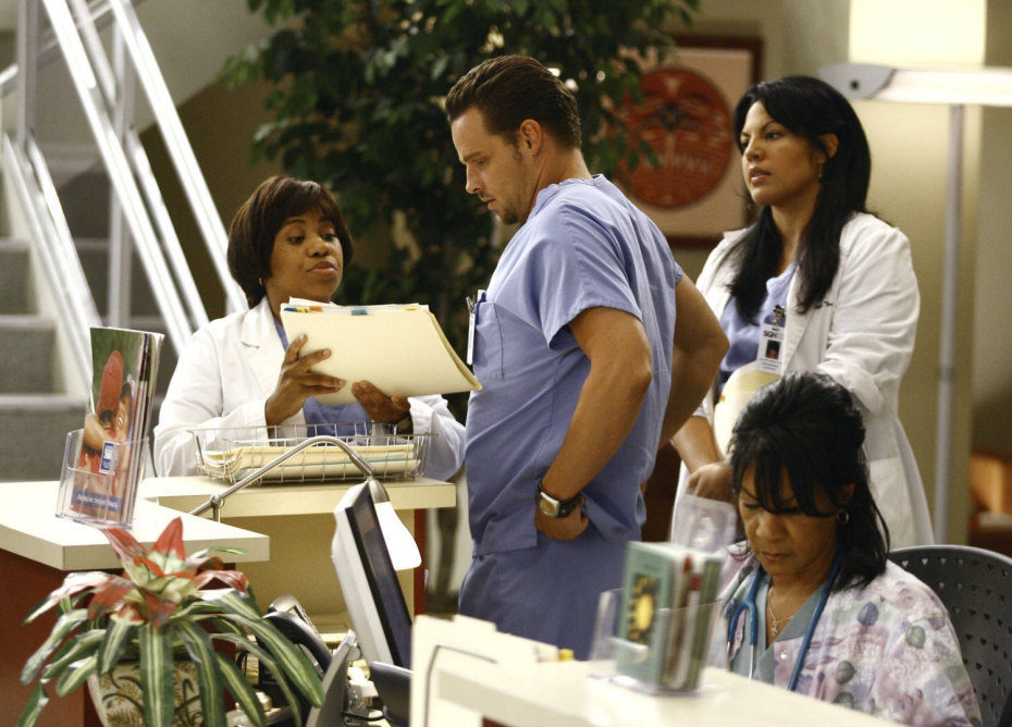 Sara Ramirez y Justin Chambers