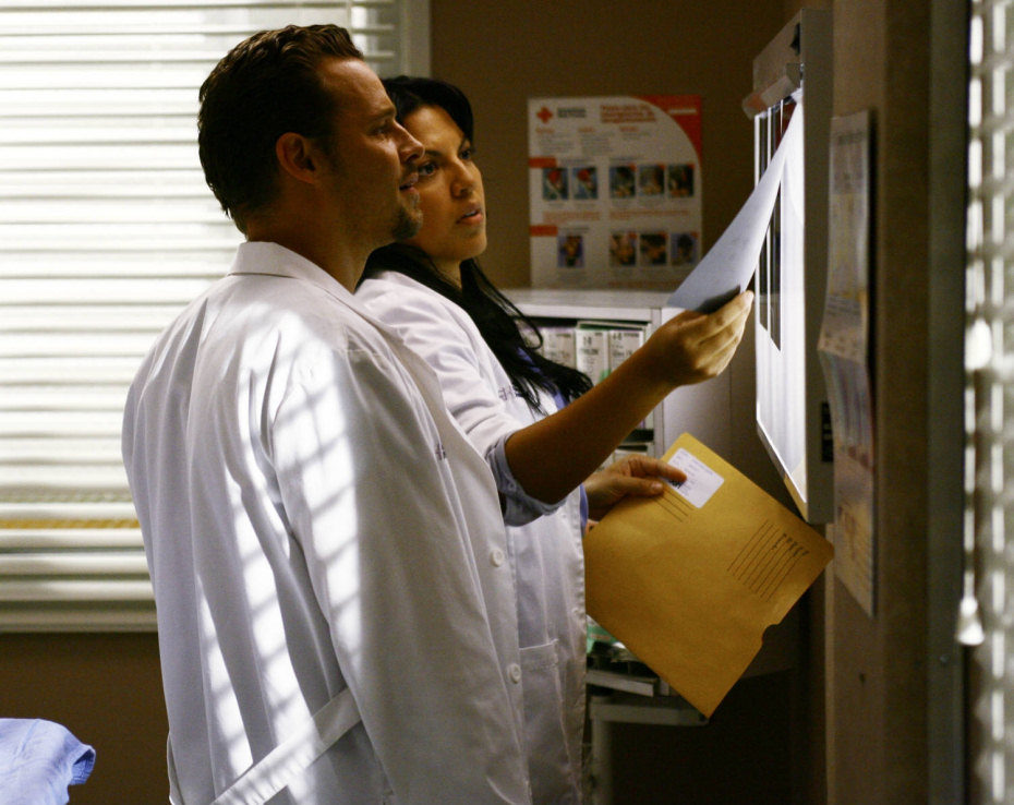 Alex Karev y Callie Torres en 'Anatomía de Grey'