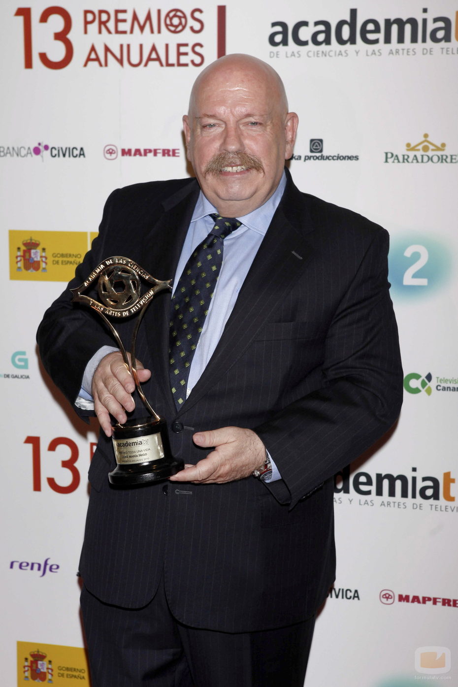 José María Íñigo, Premio a Toda una Vida de la Academia de Televisión
