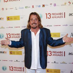 Juan Muñoz, ex integrante de Cruz y Raya, en los Premios de la ATV