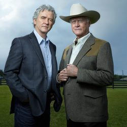 Patrick Duffy y Larry Hangman son Bobby y JR en 'Dallas'