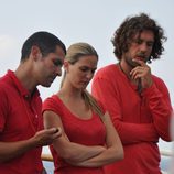 Aitor Begolain, Vanessa López y Andrés Blanco de 'El barco: Rumbo a lo desconocido'