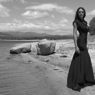 Posado de Ana Rujas en Overlay Magazine