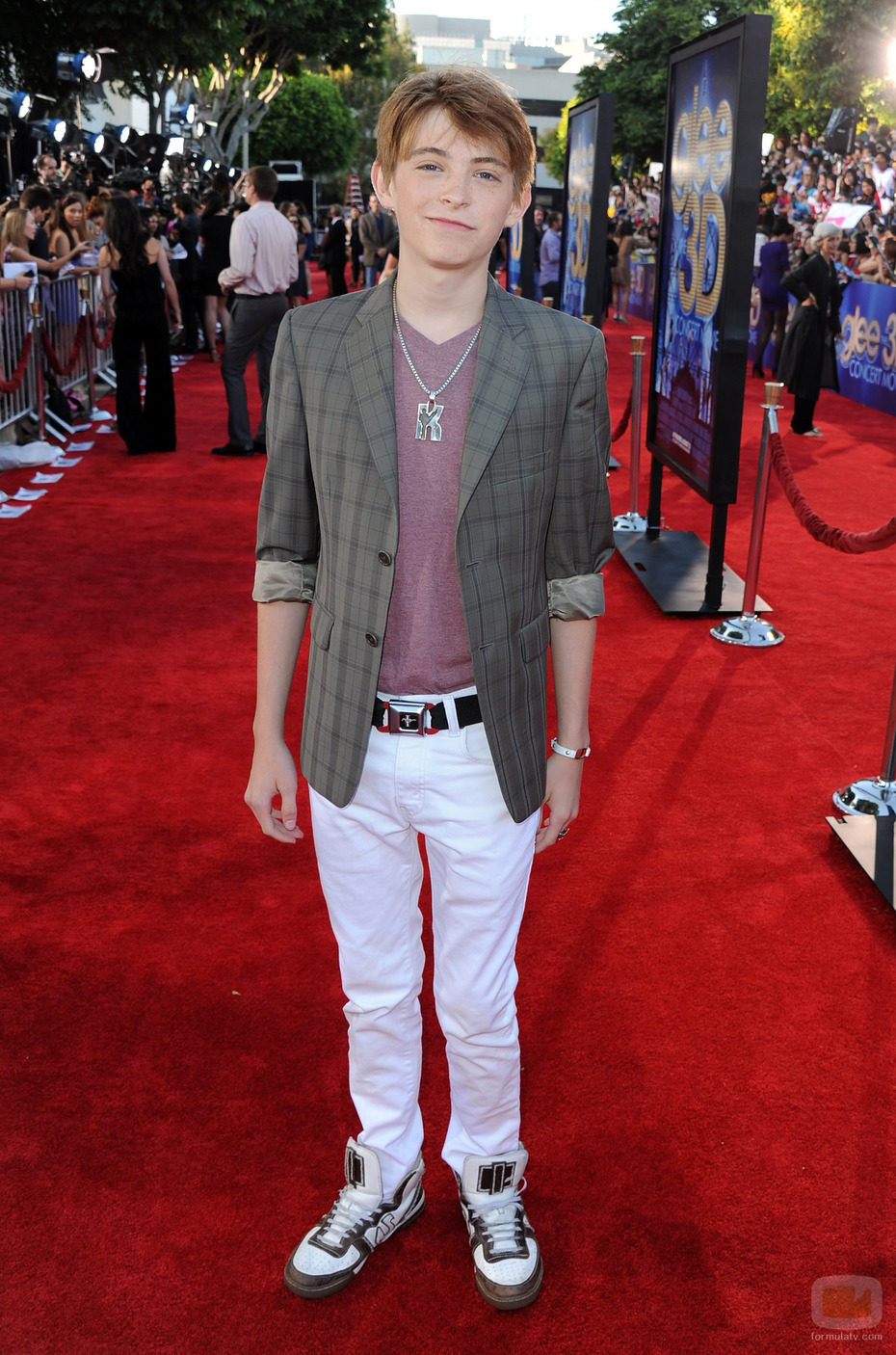 Dylan Riley Snyder en la première de 'Glee: The 3D Concert Movie'