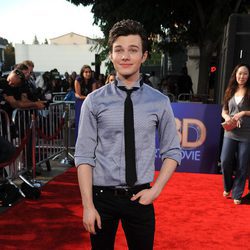 Chris Colfer, Kurt Hummel, en el estreno