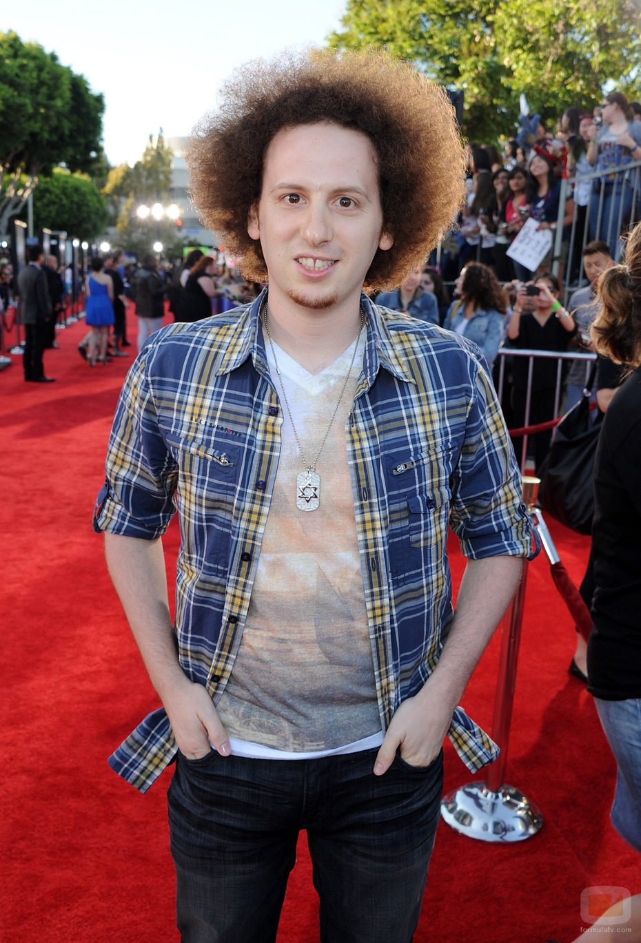 Josh Sussman en la première de 'Glee: The 3D Movie Concert'