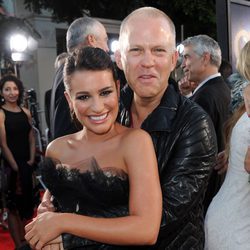 Lea Michele con el creador de 'Glee', Ryan Murphy