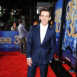 Kevin McHale, Artie Abrams, en la alfombra roja