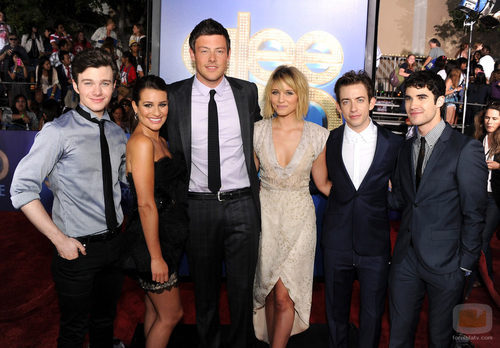 El reparto de 'Glee' en el estreno de la película