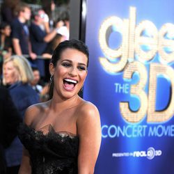 Lea Michele, una sonrisa en la alfombra roja