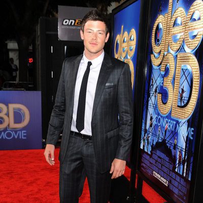 Cory Monteith en la première de 'Glee: The 3D Concert Movie'