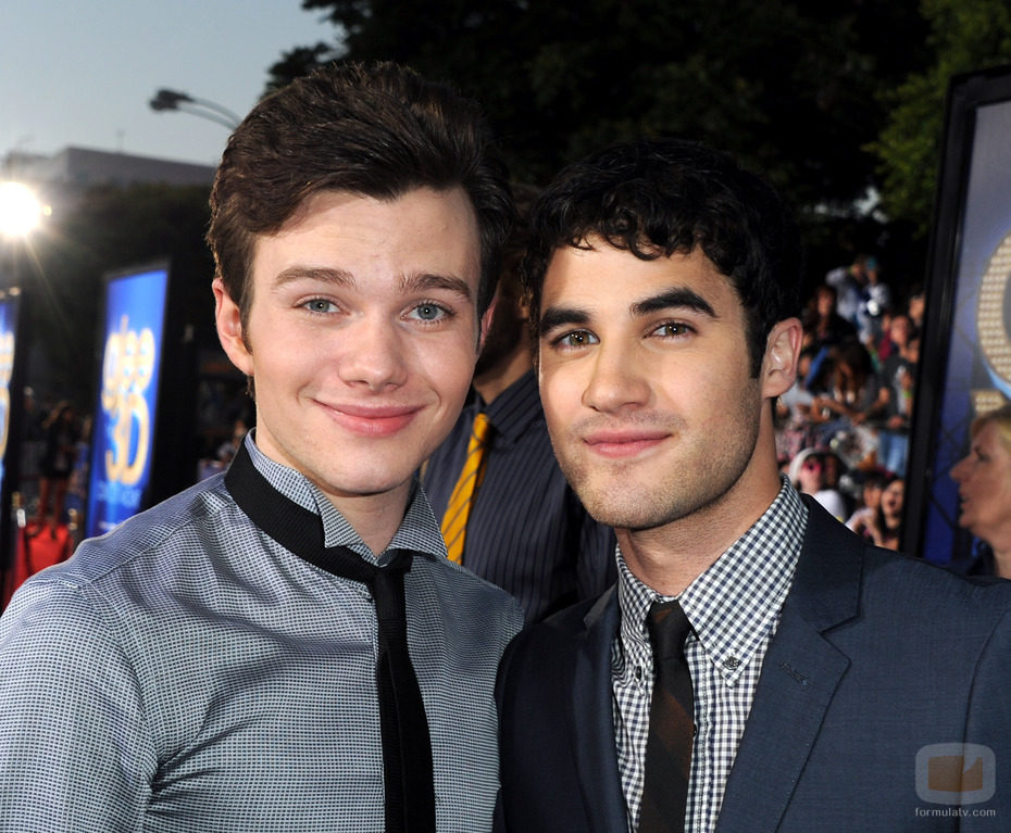 Chris Colfer y Darren Criss, pareja de 'Glee'