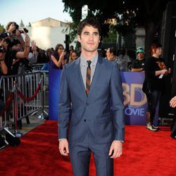 Darren Criss en el estreno de la película de 'Glee'