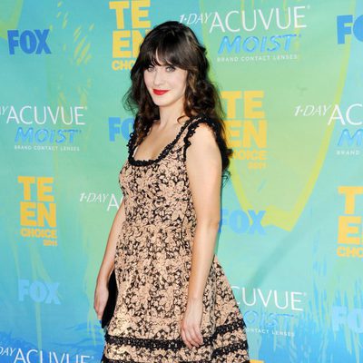 Zooey Deschanel en los Teen Choice Awards 2011