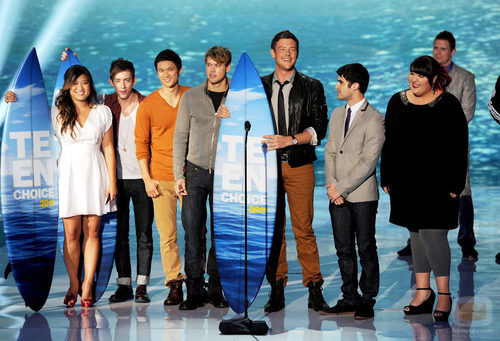 Los protagonistas de 'Glee' en los Teen Choice Awards 2011
