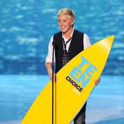 Ellen DeGeneres en los Teen Choice Awards 2011