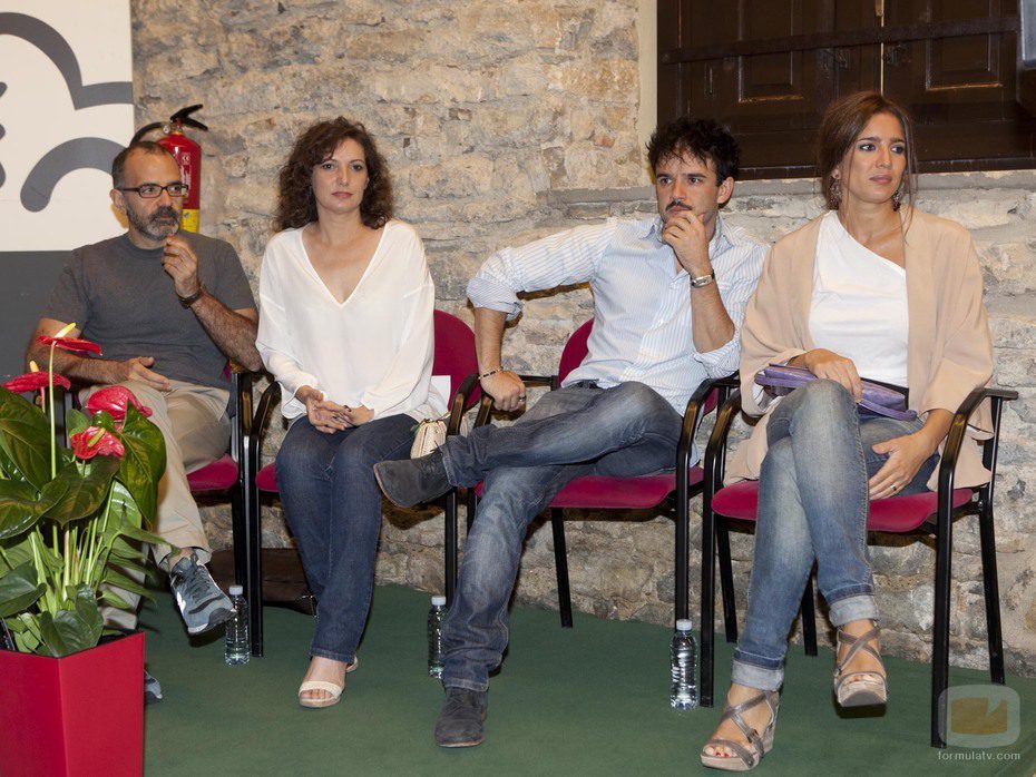 Salvador García, Marta Balaustegui, Raúl Peña y Lucía Jiménez