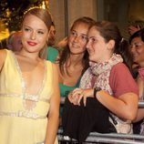 Esmeralda Moya, en la alfombra roja del FesTVal de Vitoria