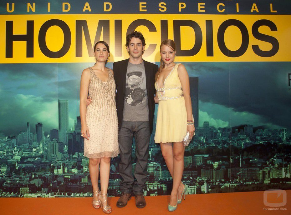 Eduardo Noriega, Celia Freijeiro y Esmeralda Moya en el FesTVal