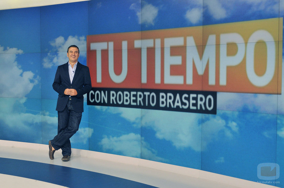 Roberto Brasero presenta el tiempo de Antena 3