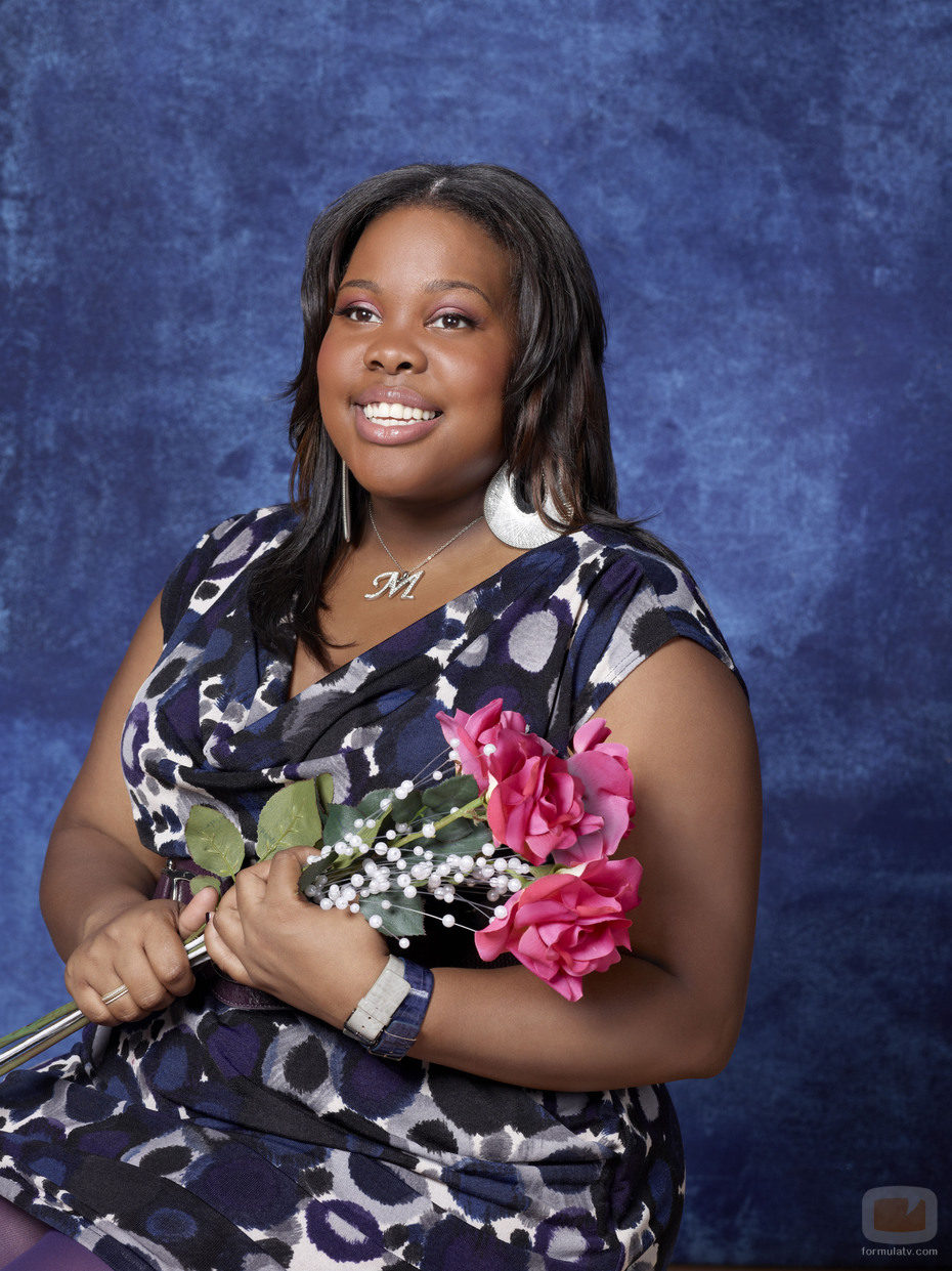 Amber Riley es Mercedes en 'Glee'