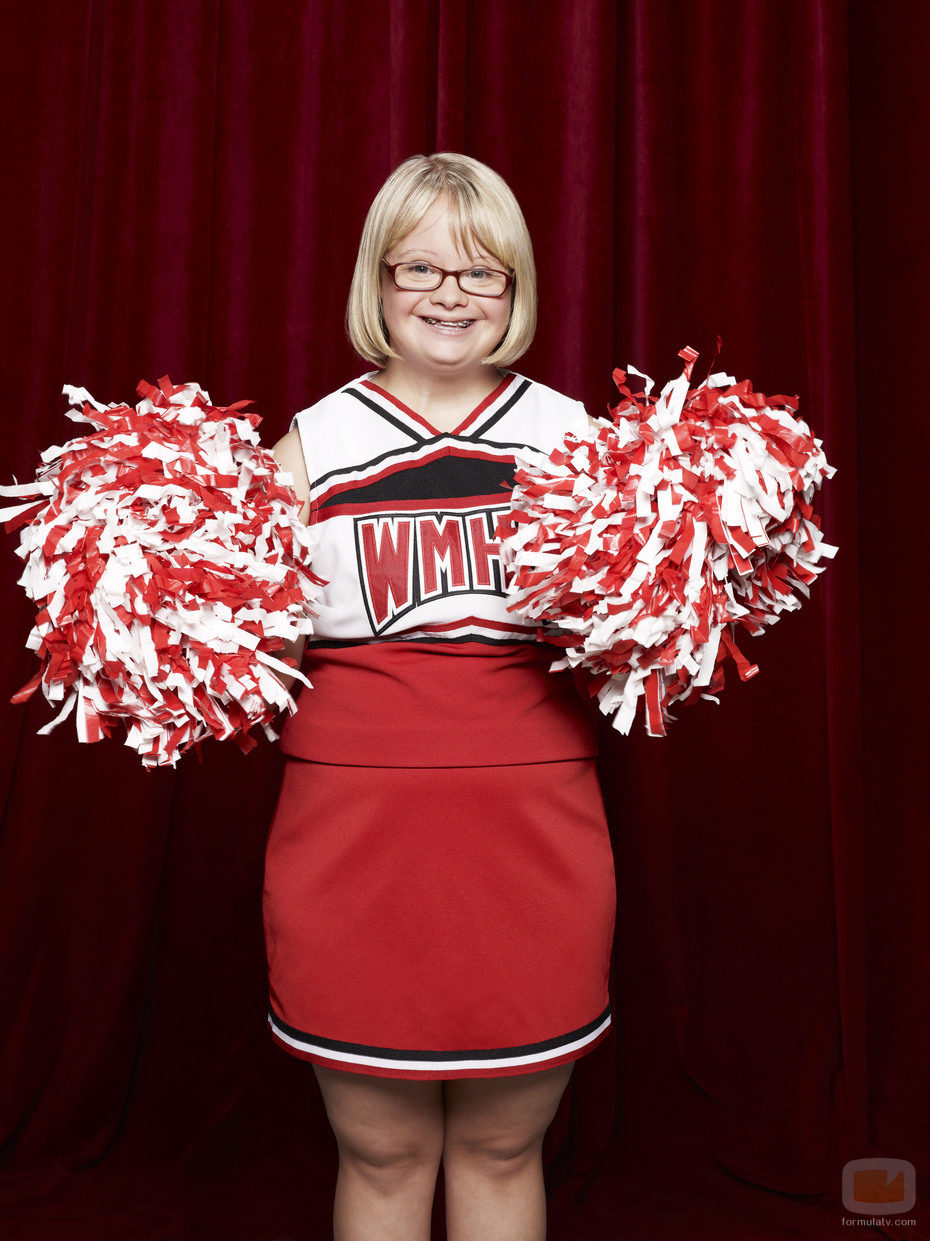 Lauren Potter es Becky en 'Glee'