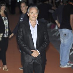 Xavier Deltell en la gala de clausura del FesTVal de Vitoria