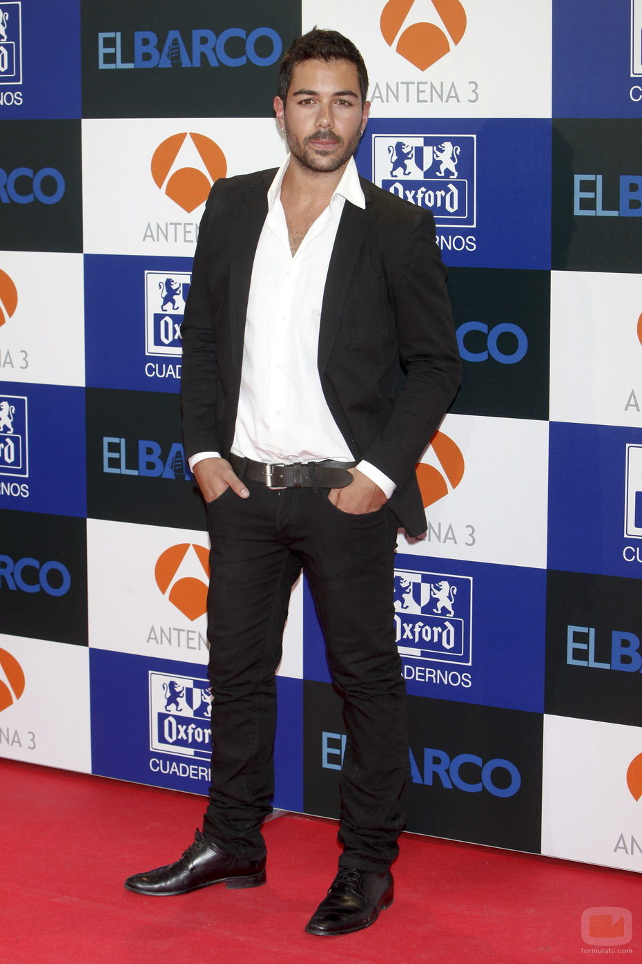 David Seijo posa en la presentación de la segunda temporada de 'El barco'