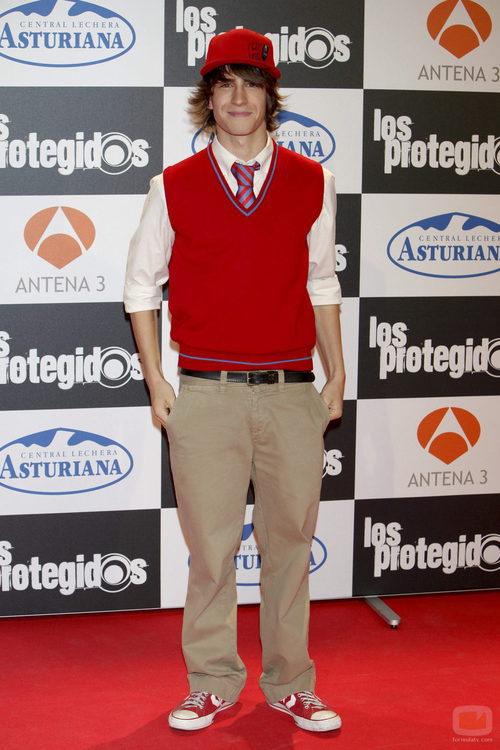 Mario Marzo en la premiere de la tercera temporada de 'Los protegidos'