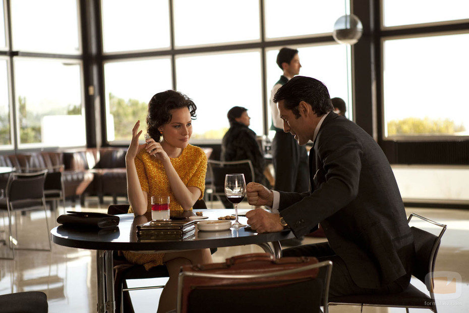 Lex Barker y Tita Cervera en la TV Movie de Telecinco