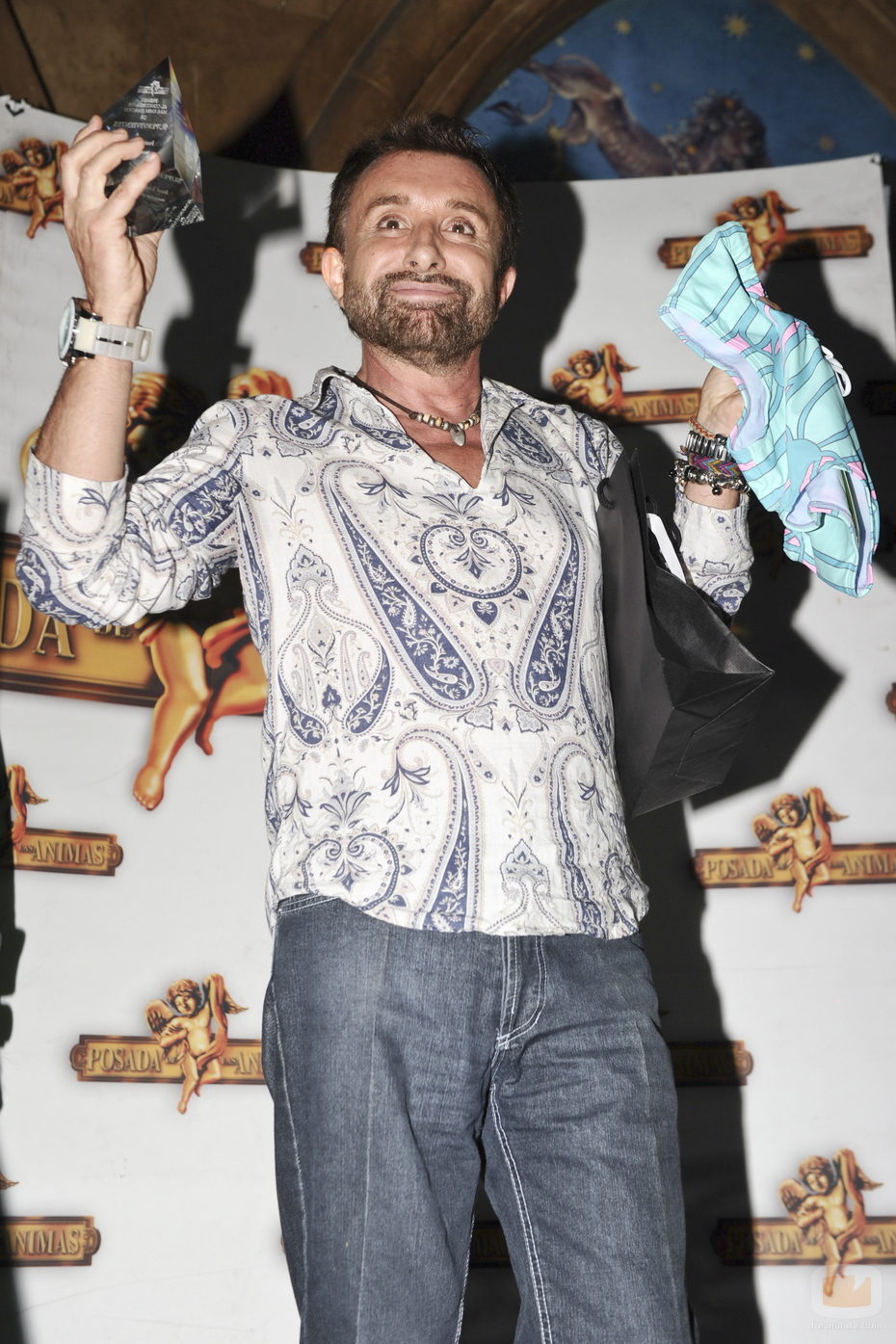 José Manuel Parada, premiado en la fiesta de 'Supervivientes'