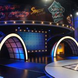 Vista general del plató de 'Juegos en familia'