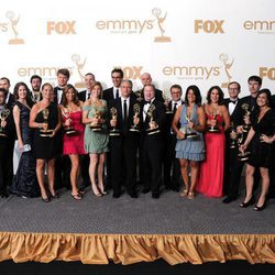 El equipo de 'The Daily Show' recoge el Emmy 2011 al Mejor Programa de Variedades