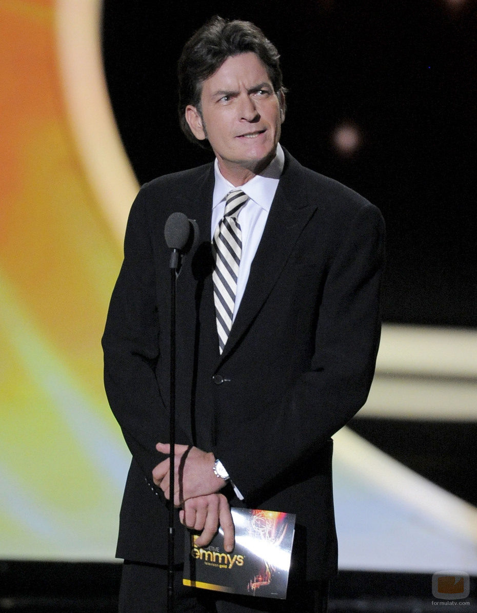 Charlie Sheen en los Emmy 2011