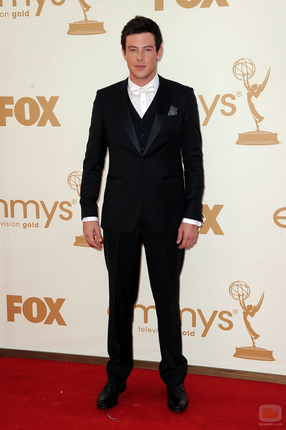 Cory Monteith de 'Glee' en la Alfombra Roja de los Emmy 2011
