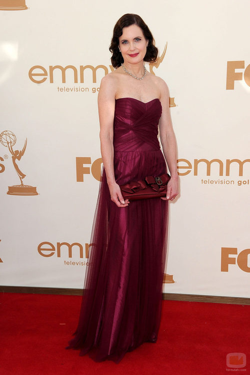 Elizabeth McGovern de 'Downton Abbey' en los Emmy 2011