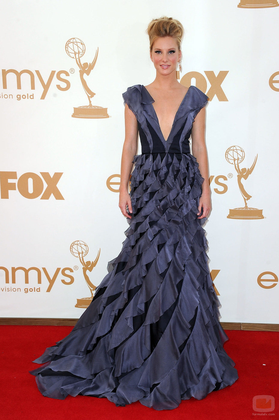 Heather Morris de 'Glee' en los Emmy 2011