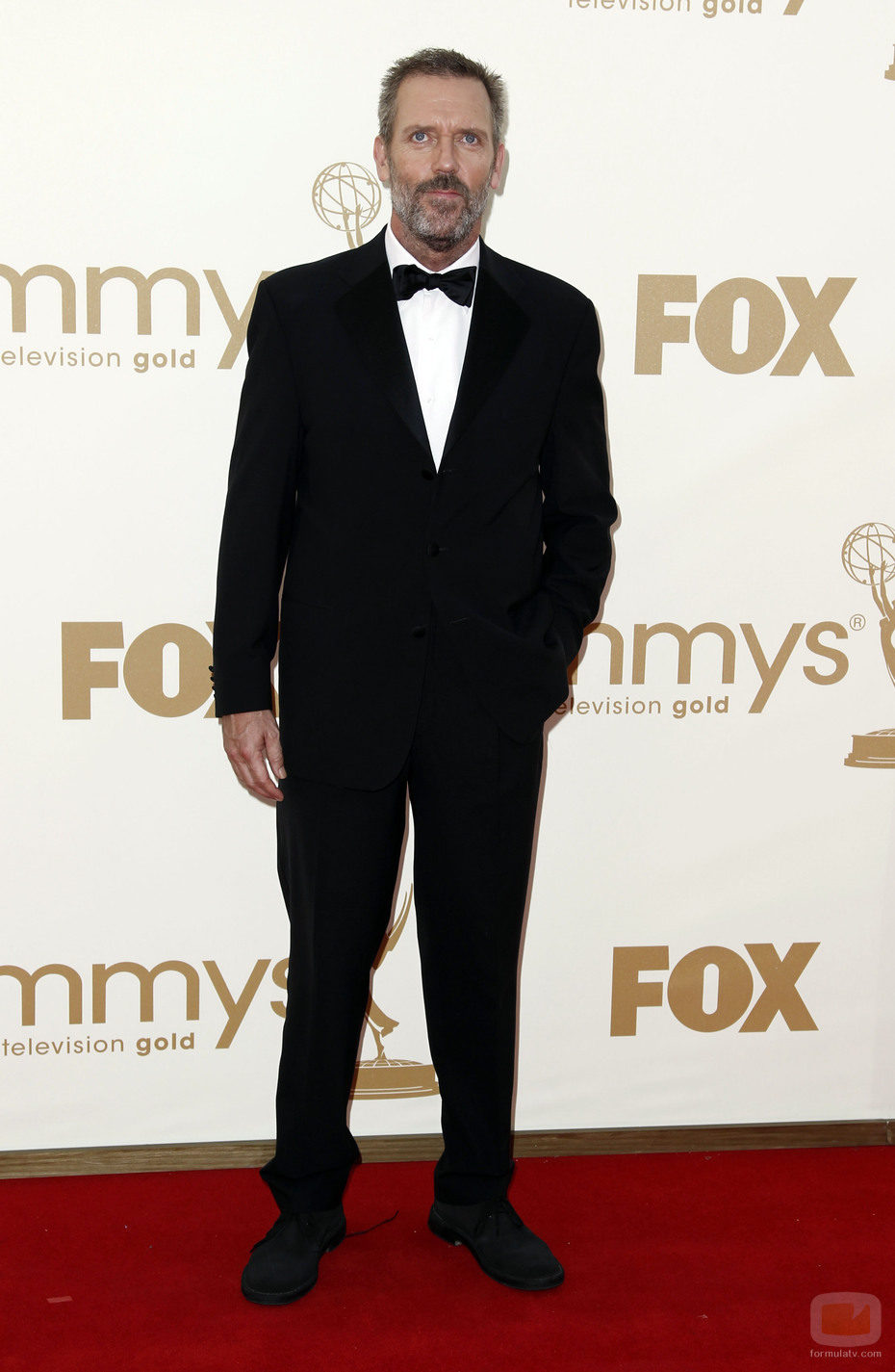 Hugh Laurie, protagonista de 'House', en los Emmy 2011