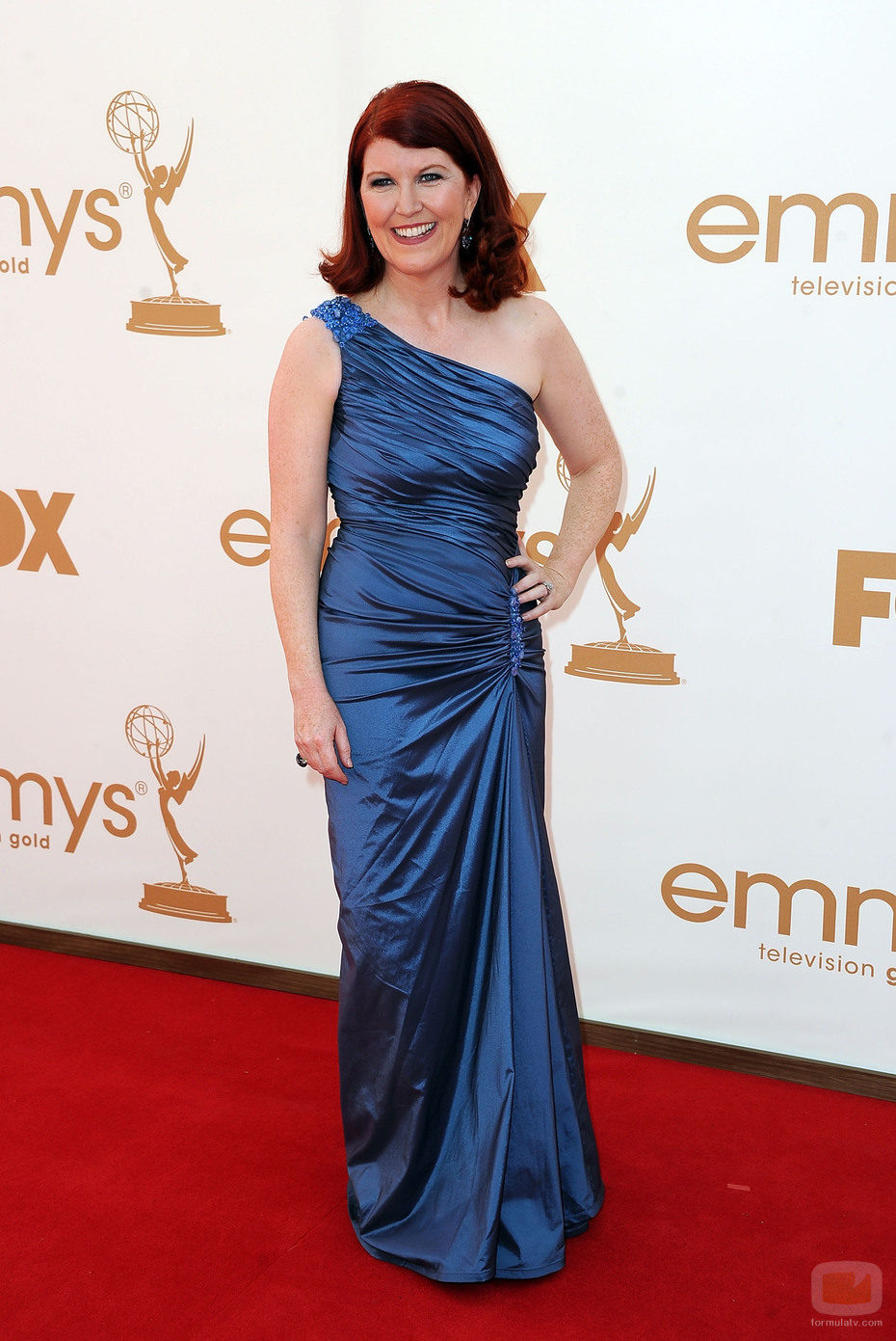 Kate Flannery de 'The Office' en la entrega de los Emmy 2011
