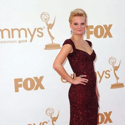 Martha Plimpton de 'Raising Hope' en los Emmy 2011