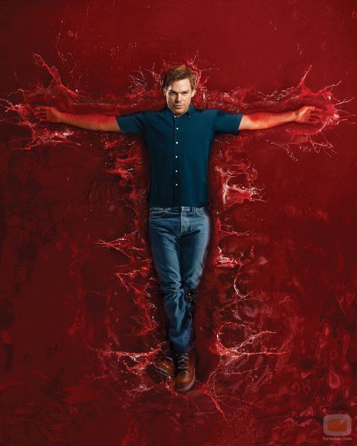 'Dexter' se baña en sangre en un poster de la sexta temporada