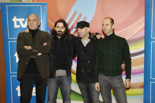 José Ramón Flórez, Javier Limón, Fernando Montesinos y Alejo Stivel