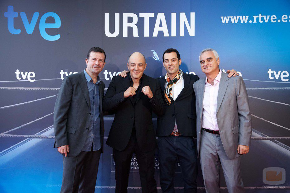 Andres Luque, Roberto Álamo, Víctor Massán y Samuel Martín Mateos