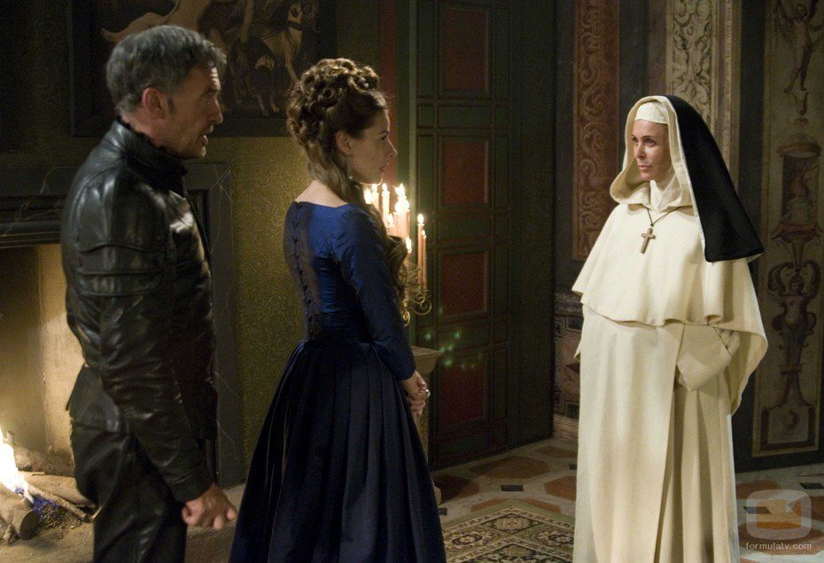 Lydia Bosch, Francis Lorenzo y Miryam Gallego