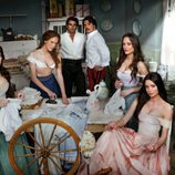 Los protagonistas de 'Tierra de Lobos'