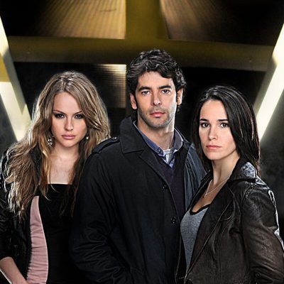 Esmeralda Moya, Eduardo Noriega y Celia Freijeiro