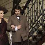 Los personajes Emilia y Arturo de 'A condesa rebelde'