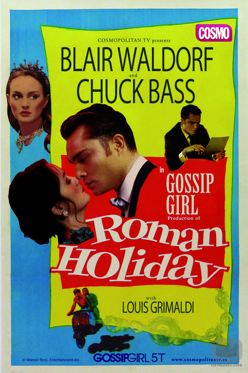 "Vacaciones en Roma", con Blair y Chuck de 'Gossip Girl'