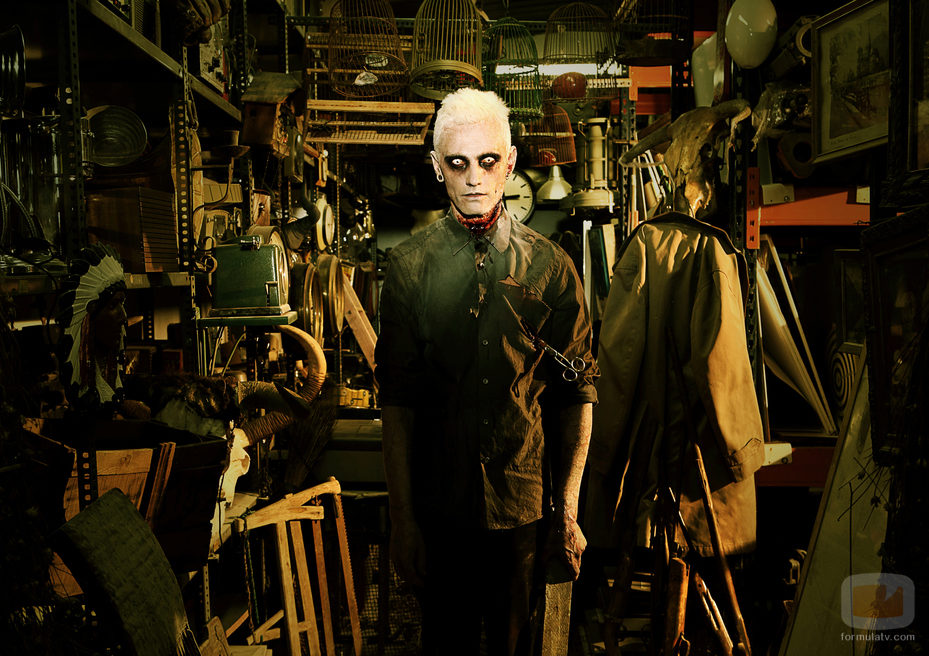 David Delfín se viste de zombie de 'The Walking Dead'