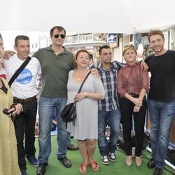 Los actores, en la celebración en Nerja del 30 aniversario de 'Verano azul'